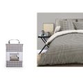 Bedset and quiltcoverset « COHIBA » yellow duster, pillow case, ironing board cover, kitchen towel, polar plaid, Linen, bed decoration, toilet carpet