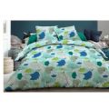 Bedset and quiltcoverset « GINKGO» Handkerchiefs - Maintenance articles, cushion, dish cloth, Terry towels, Linen, pillow case, beachtowel, bed decoration